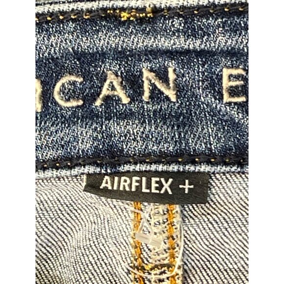 American Eagle mens size 28 airflex + denim jean shorts Distressed pre-owned - Picture 8 of 16